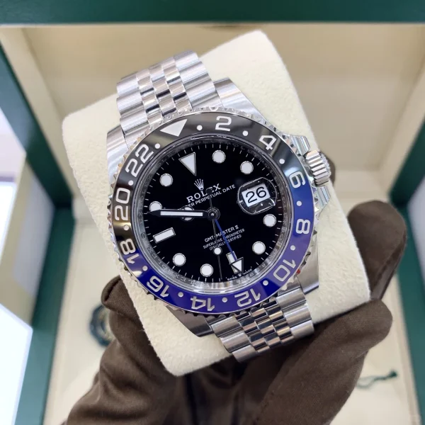 Rolex GMT-Master II Batman Automatic Mechanical Movement 100m Waterproof Men’s Watch Swiss Watch 40mm Black Dial m126710BLNR-0002 - Image 3