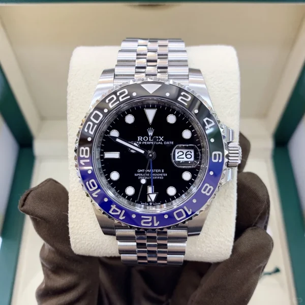 Rolex GMT-Master II Batman Automatic Mechanical Movement 100m Waterproof Men’s Watch Swiss Watch 40mm Black Dial m126710BLNR-0002 - Image 2