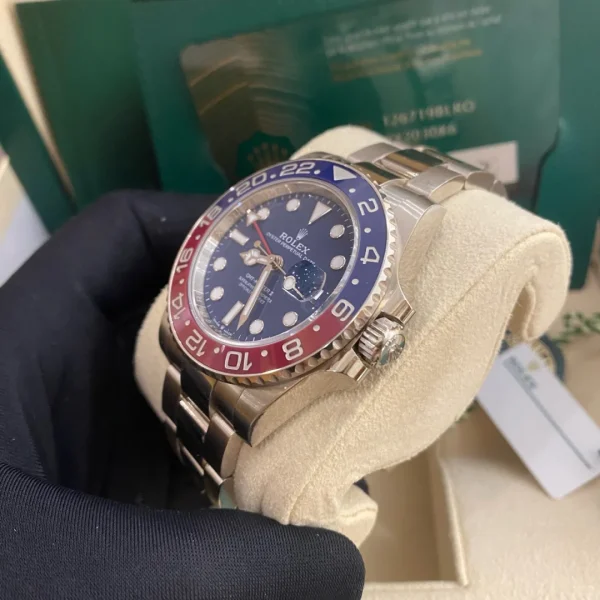 Rolex GMT-Master II Automatic Mechanical Movement Coke Bezel Large Calendar/Dual Time Zone Men’s Watch Swiss Watch 40mm Blue Dial 126719BLRO-0003 - Image 3
