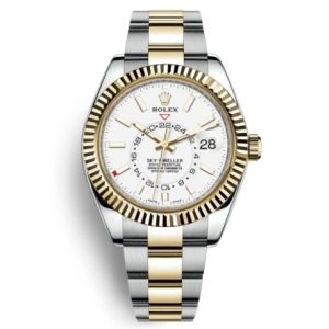 Rolex Sky-Driving series automatic mechanical movement 100 meters waterproof men’s watch Swiss watch 42mm white dial m326933-0009