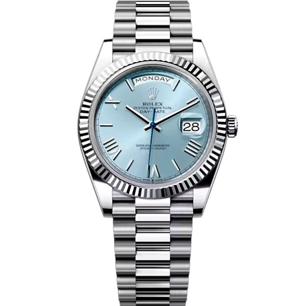 Rolex Day-Date Series Automatic Mechanical Movement 40mm White Dial m228236-0012