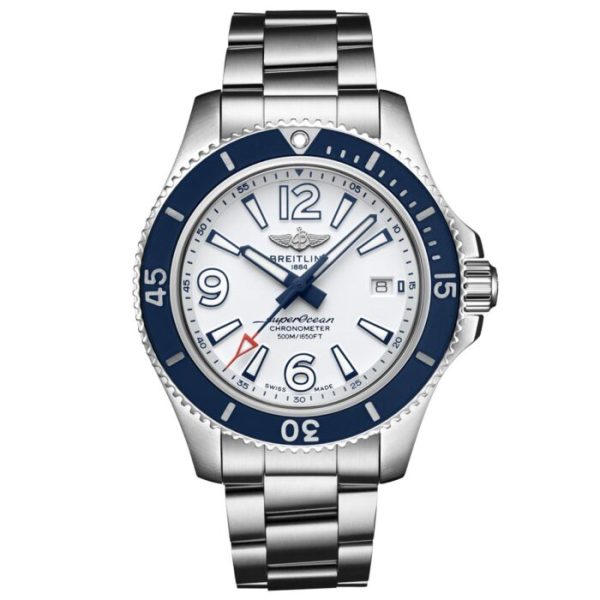 Breitling Superocean 42mm White Dial Automatic Gents Watch A17366D81A1A1