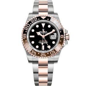 Rolex GMT-Master II Sarco bezel Mechanical movement 40mm Black dial 126711chnr-0002