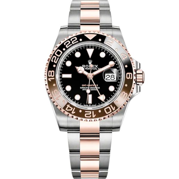 Rolex GMT-Master II Sarco bezel Mechanical movement 40mm Black dial 126711chnr-0002
