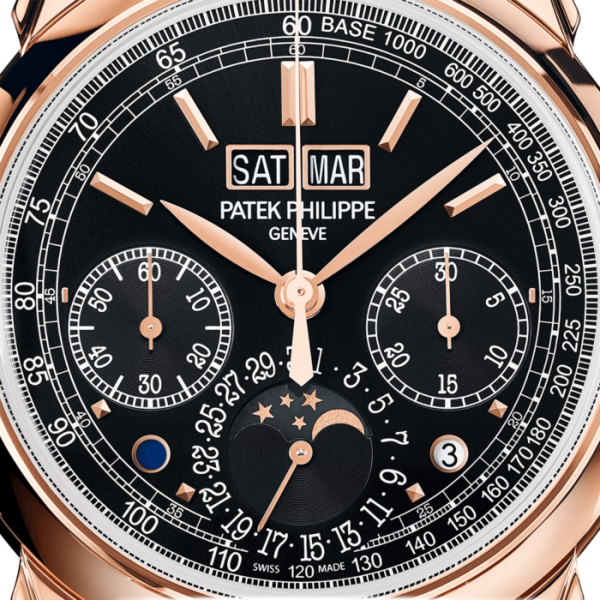Patek Philippe Grand Complications 18ct Rose Gold 41mm Black Dial Chronograph Watch - Image 8