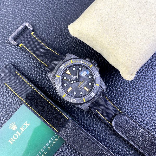 Rolex Submariner Carbon Black Watch - Image 2