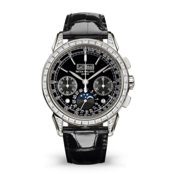Patek Philippe Perpetual Calendar Platinum Black Dial 5271P 001 - Image 5