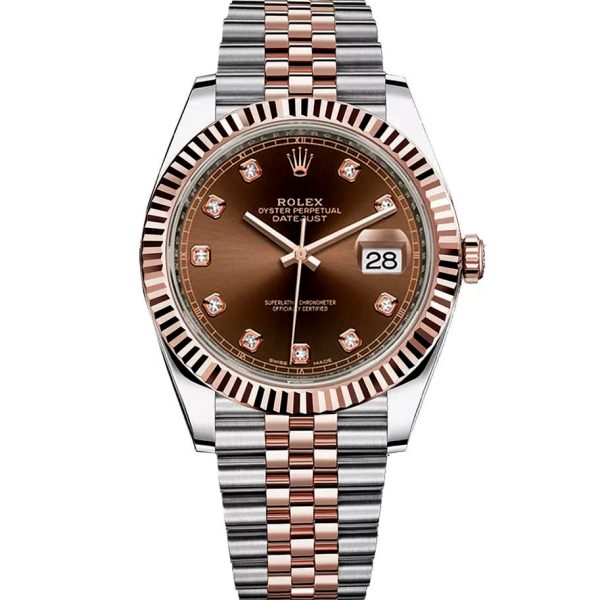 Rolex Datejust Series Automatic Mechanical Movement 41mm Gold Dial 126331-0004