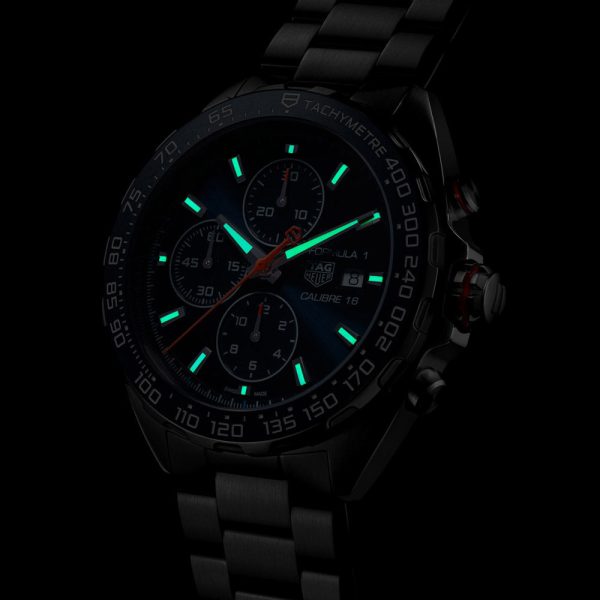 TAG Heuer Formula 1 Chronograph 44mm Blue Dial Automatic Gents Watch CAZ201G BA0876 - Image 5