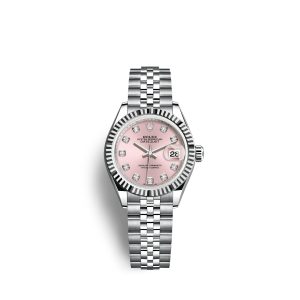 Rolex Ladies Datejust Series Automatic Mechanical Movement Women’s Watch Swiss Watch 28mm Pink Dial m279174-0003