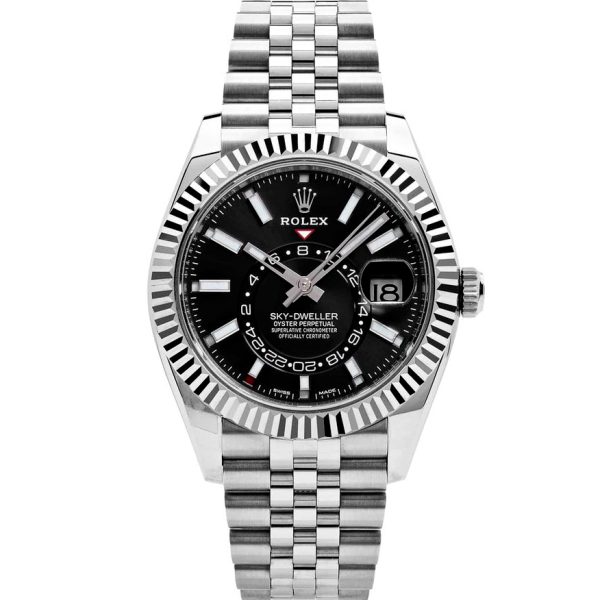 Rolex Sky-Driving Series Automatic Mechanical Movement 100m Waterproof Men’s Watch Swiss Watch 42mm Black Dial m326934-0006
