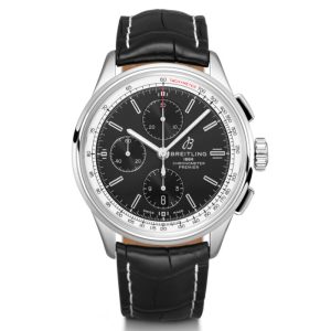 Breitling Premier 42mm Black Dial Automatic Chronograph Gents Watch A13315351B1P1