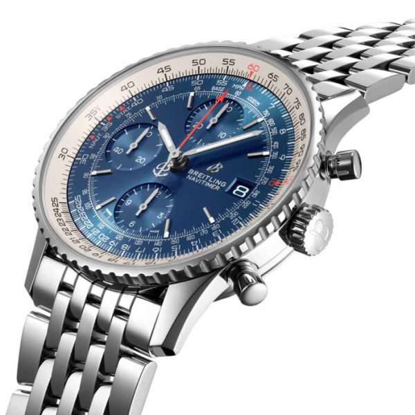 Breitling Navitimer Chronograph 41mm Blue Dial Automatic Gents Watch A13324121C1A1 - Image 3