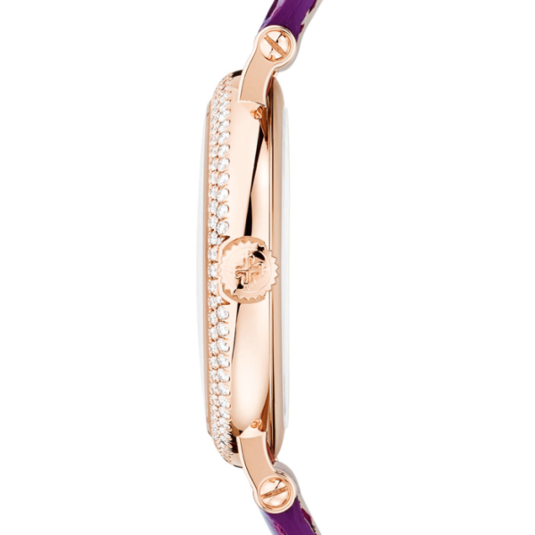 Patek Philippe Calatrava 18ct Rose Gold Double Row Diamond Bezel Automatic Ladies Strap Watch - Image 3