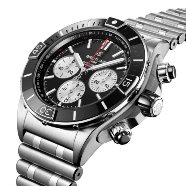 Breitling Super Chronomat B01 Chronograph 44mm Black Dial Automatic Gents Watch AB0136251B1A1 - Image 3