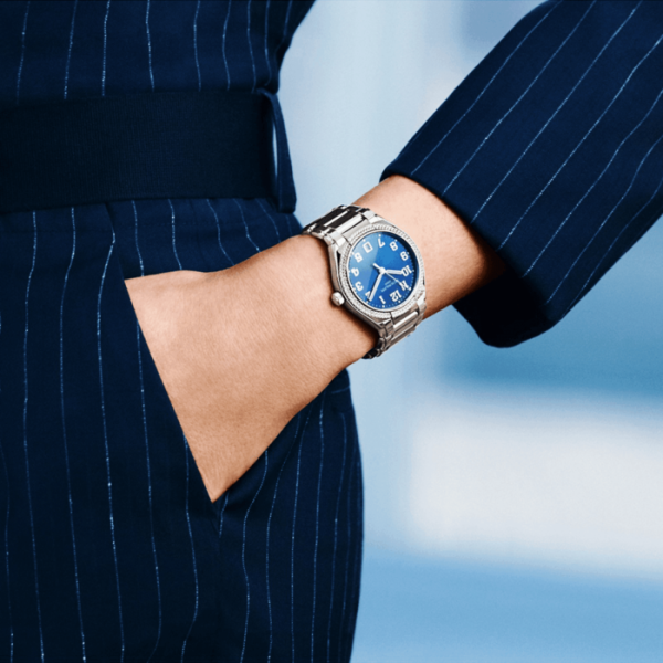 Patek Philippe Twenty 4 36mm Blue Sunburst Dial & Diamond Bezel Ladies Watch - Image 5