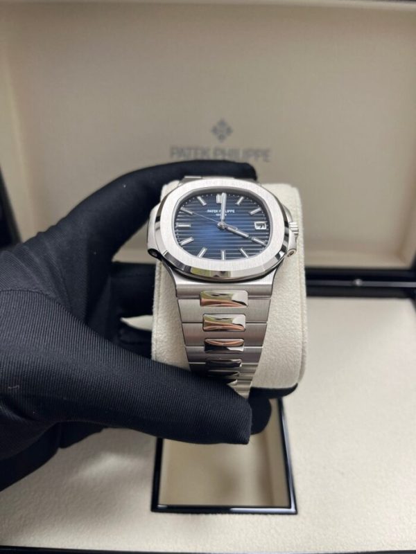 Patek Philippe Nautilus Blue Dial White Gold 58111G 001 - Image 8