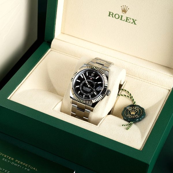Rolex Sky-Driving Series Automatic Mechanical Movement 100m Waterproof Men’s Watch Swiss Watch 42mm Black Dial m326934-0006 - Image 8