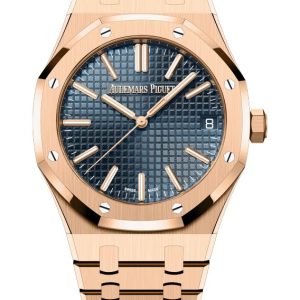 Audemars Piguet Royal Oak Selfwinding 2023 Release ROYAL OAK SELFWINDING Rose Gold Blue Dial 41mm