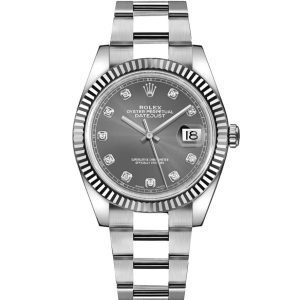 Rolex Datejust Series Automatic Mechanical Movement 41mm Grey Dial 126334-0005