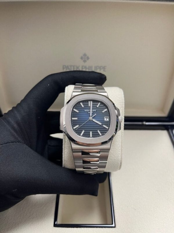 Patek Philippe Nautilus Blue Dial White Gold 58111G 001 - Image 3