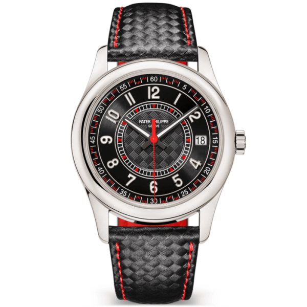 Patek Philippe Calatrava 18ct White Gold 40mm EbonyRed Dial Men’s Automatic Watch - Image 6