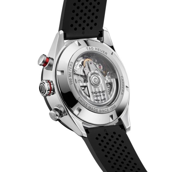 TAG Heuer Carrera 44mm Black Dial Automatic Chronograph Gents Watch CBN2A1AA FT6228 - Image 3