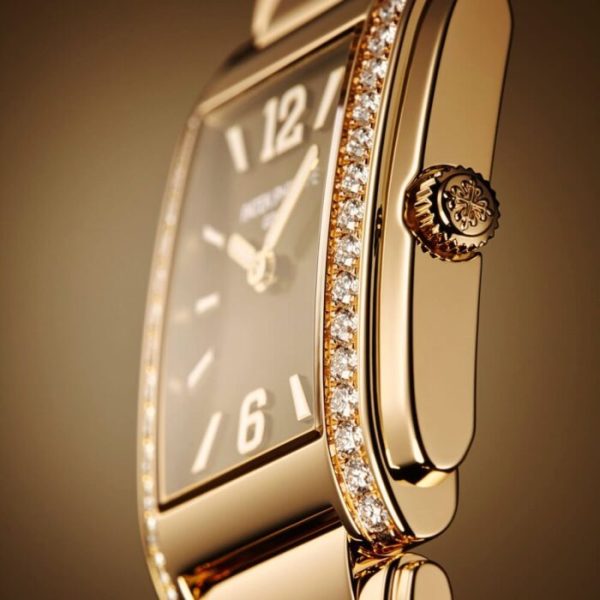 Patek Philippe Twenty 4 18ct Rose Gold & Chocolate Brown Dial Ladies Bracelet Watch - Image 3