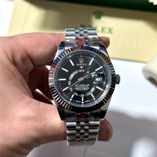 Rolex Sky-Driving Series Automatic Mechanical Movement 100m Waterproof Men’s Watch Swiss Watch 42mm Black Dial m326934-0006 - Image 2