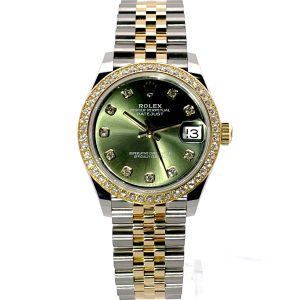 Rolex Datejust Series Automatic Mechanical Movement 31mm Green Dial 278383rbr-0030