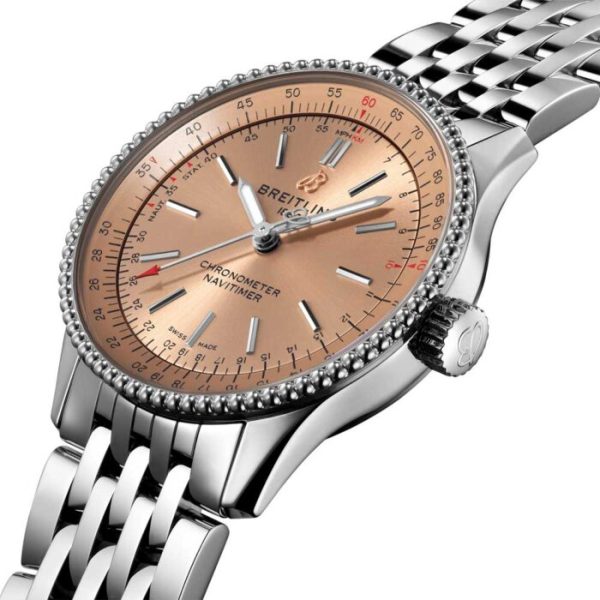 Breitling Navitimer 35mm Copper Dial Automatic Ladies Watch A17395201K1A1 - Image 3
