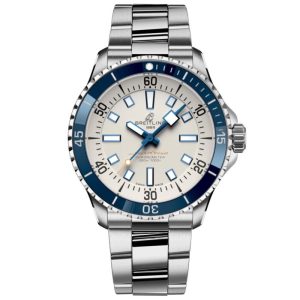 Breitling Superocean 42mm Silver Dial Automatic Gents Watch A17375E71G1A1
