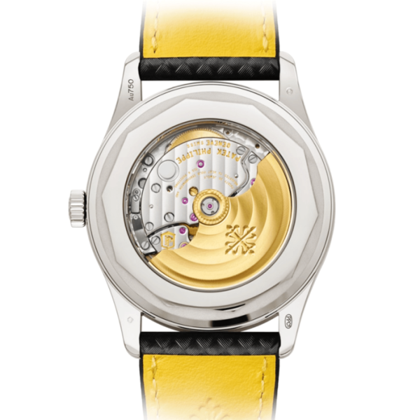 Patek Philippe Calatrava 18ct White Gold 40mm EbonyYellow Dial Men’s Automatic Watch - Image 2