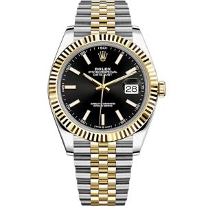 Rolex Datejust Series Automatic Mechanical Movement Black Dial 41mm Black Dial 126333-0014