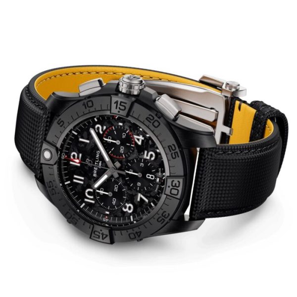 Breitling Avenger B01 Chronograph 44mm Night Mission Black Dial Ceramic Automatic Gents Watch SB0147101B1X1 - Image 4