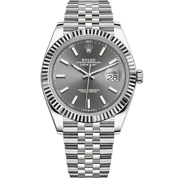 Rolex Datejust Automatic Mechanical Movement Grey Dial 41mm 126334-0014