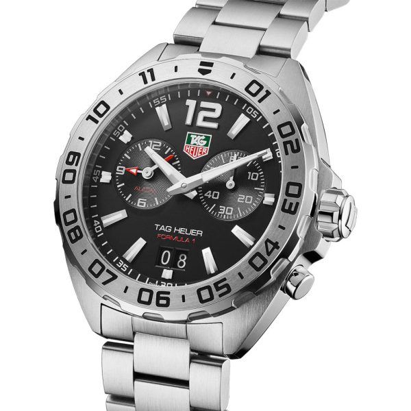 TAG Heuer Formula 1 Alarm 41mm Black Dial Quartz Gents Watch WAZ111A BA0875 - Image 2