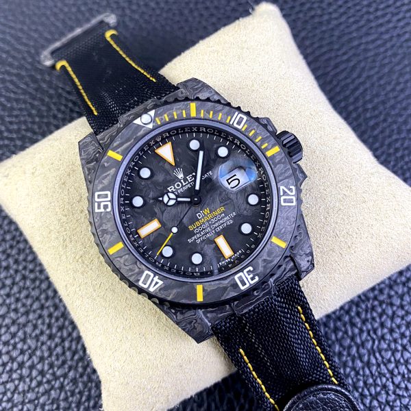 Rolex Submariner Carbon Black Watch - Image 3