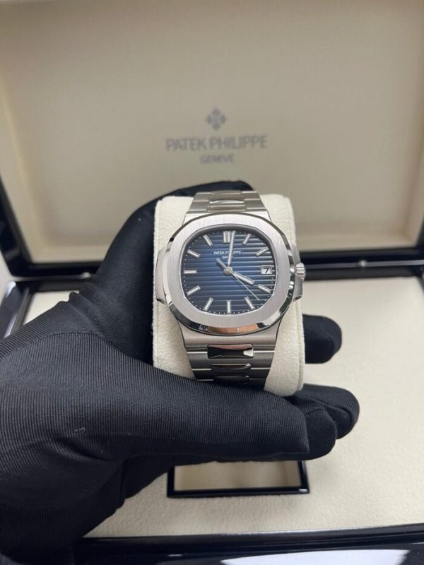 Patek Philippe Nautilus Blue Dial White Gold 58111G 001 - Image 9