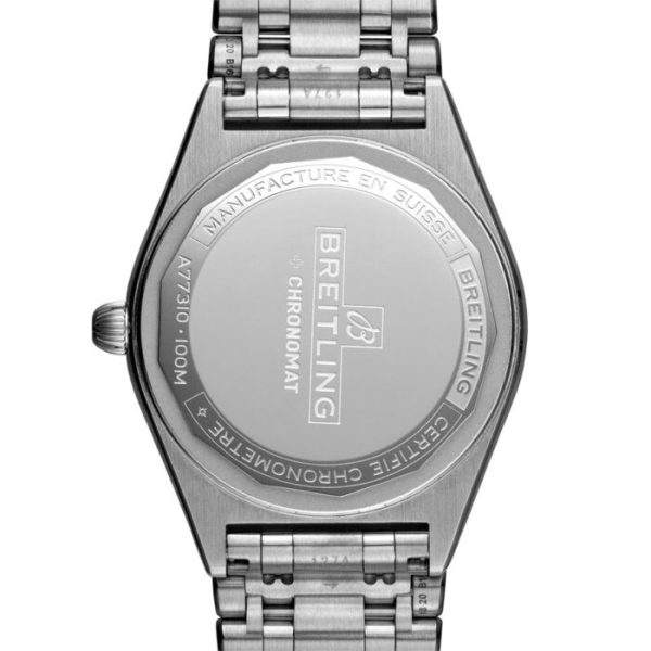 Breitling Chronomat 32mm Pink Dial Diamond Ladies Quartz Watch A77310101K1A1 - Image 2