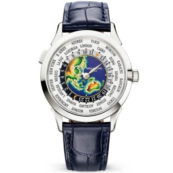 Patek Philippe Complications World Time 39mm Enamel Dial Men’s Automatic Watch