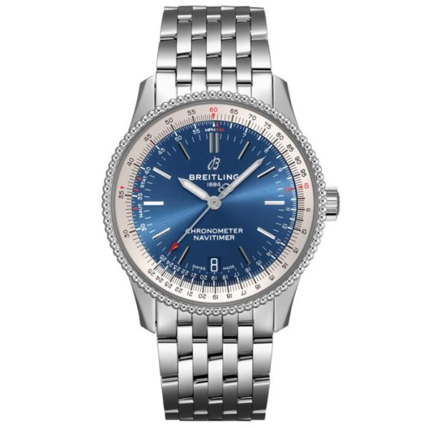 Breitling Navitimer 38mm Blue Dial Automatic Watch A17325211C1A1
