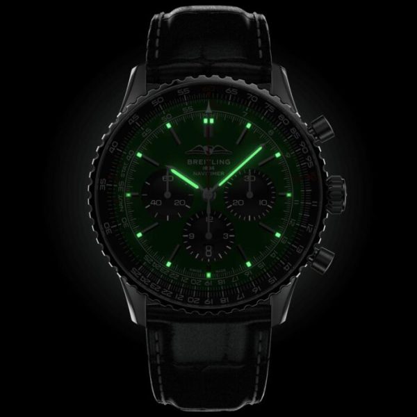 Breitling Navitimer B01 Chronograph 46mm Green Dial Automatic Gents Watch AB0137241L1P1 - Image 5