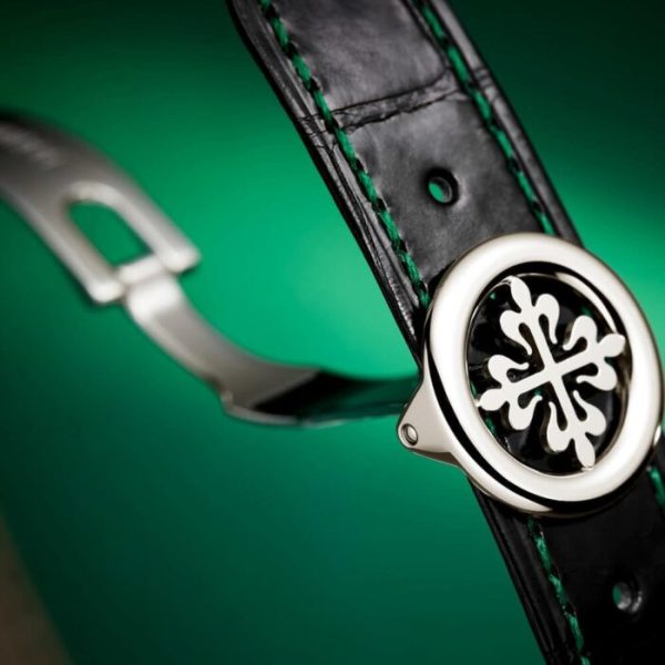 Patek Philippe Grand Complications 41mm Platinum Green Dial Perpetual Calendar Watch - Image 5