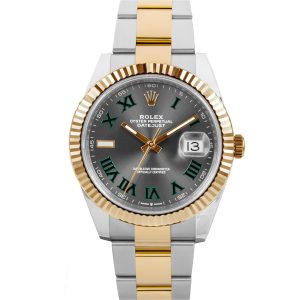 Rolex Datejust series automatic mechanical movement waterproof, date display, men’s watch Swiss watch 41mm gray dial m126333-0019