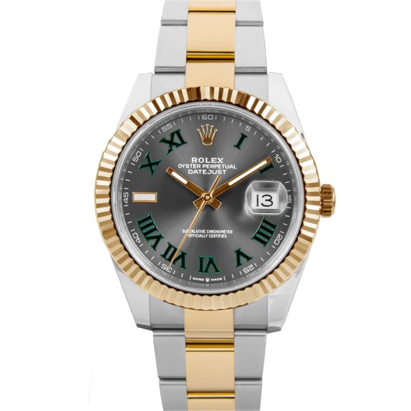 Rolex Datejust Series Automatic Mechanical Movement, 41mm Grey Dial 126333-0019