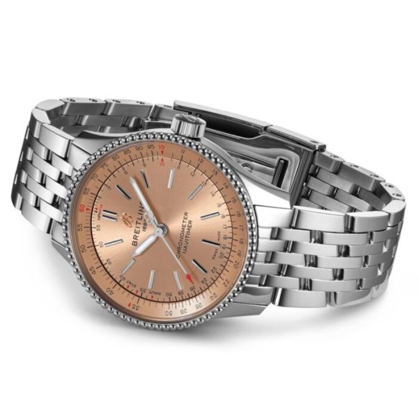 Breitling Navitimer 35mm Copper Dial Automatic Ladies Watch A17395201K1A1 - Image 4