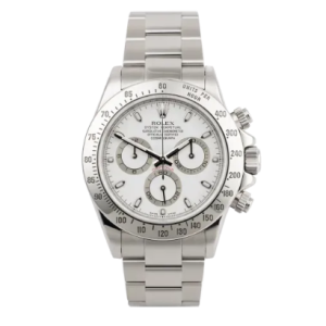Rolex Chronograph Daytona Series White Dial Stainless Steel Case Diameter 40mm 116520-78590