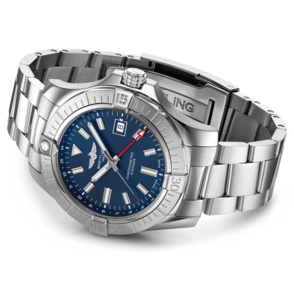 Breitling Avenger 45mm GMT Blue Dial Automatic Gents Watch A32395101C1A1 - Image 4