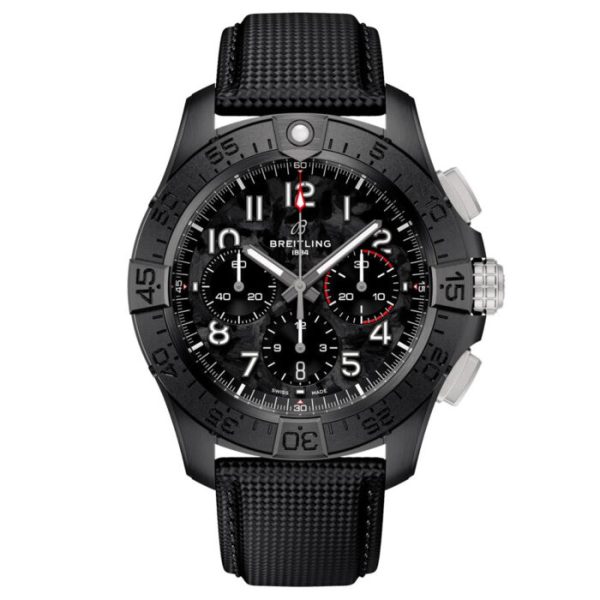 Breitling Avenger B01 Chronograph 44mm Night Mission Black Dial Ceramic Automatic Gents Watch SB0147101B1X1